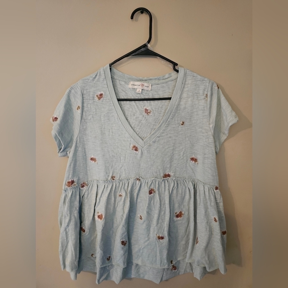 Penelope rose Floral top size medium